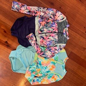 2- Athleta  one piece swimwear